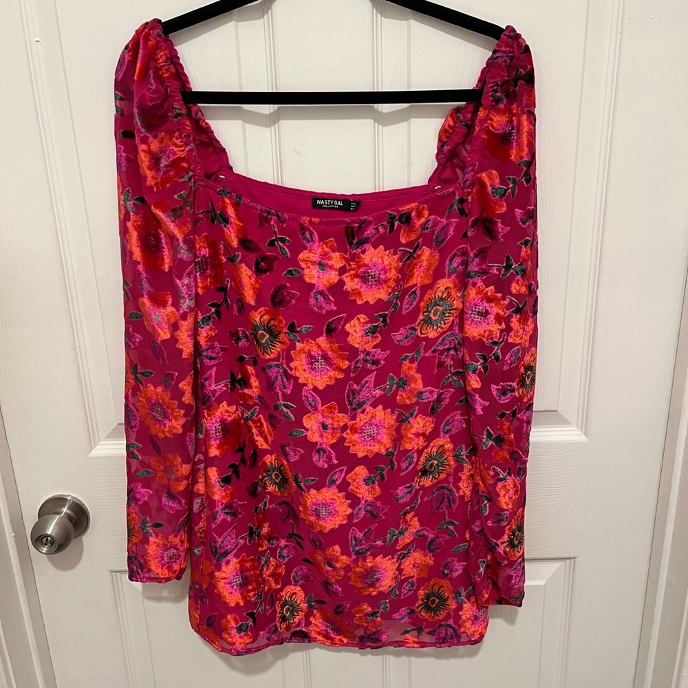 Nasty Gal Mini Dress Hot Pink Size 4 - Picture 3 of 12